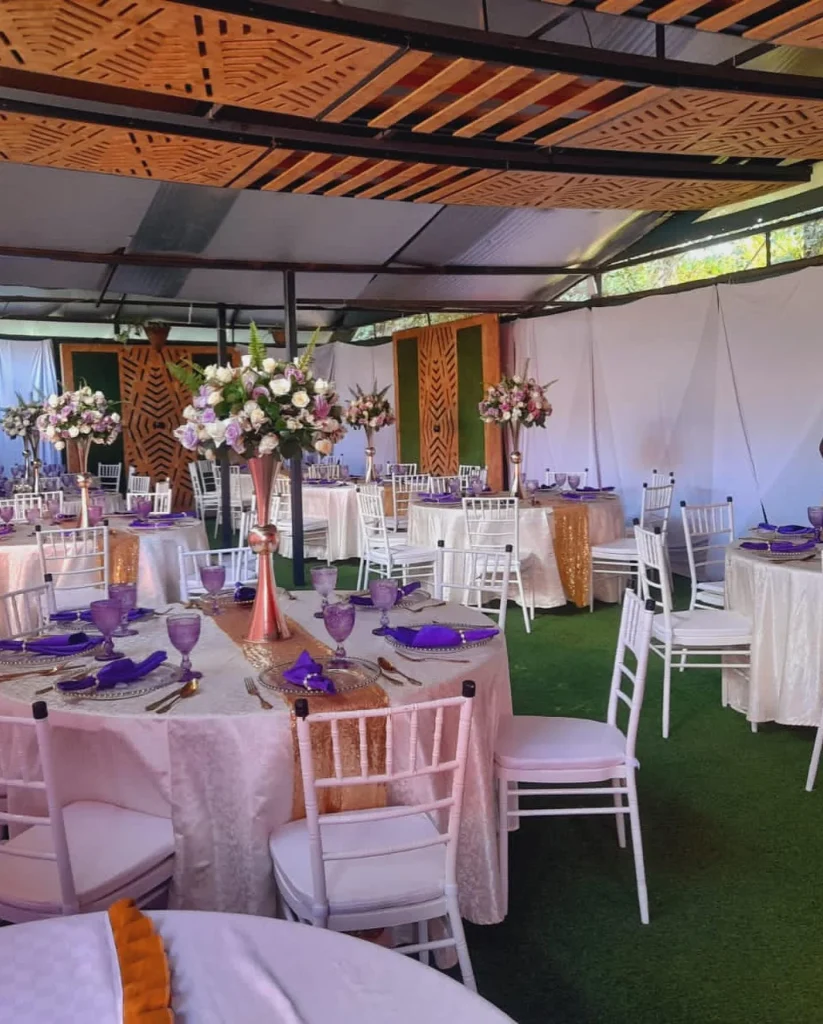 beautiful party set ups and wedding dinner setup